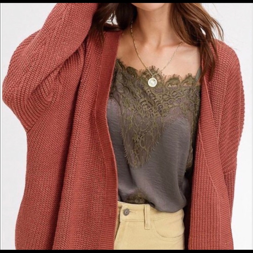 Listicle Loose Fit Buttondown Cardi - Picture 2 of 12